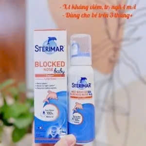 Xịt muối biển Sterimar Baby kháng viêm cam Pháp-100 ml