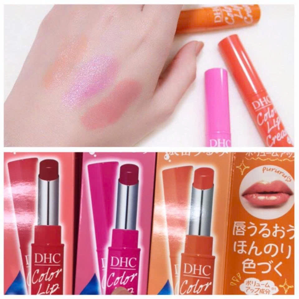 SON DƯỠNG MÔI DHC Color Lip Cream 1.5g