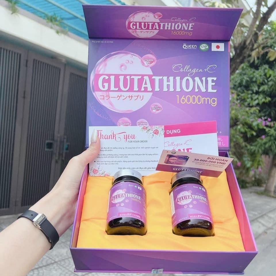 glutathione 16000 G1- Một hộp Viên Uống COLLAGEN