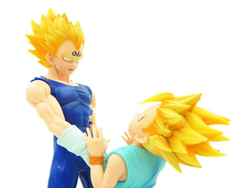 Mô hình Vegeta chiến đấu 3 đầu 45 cm có LED  Dragon Ball