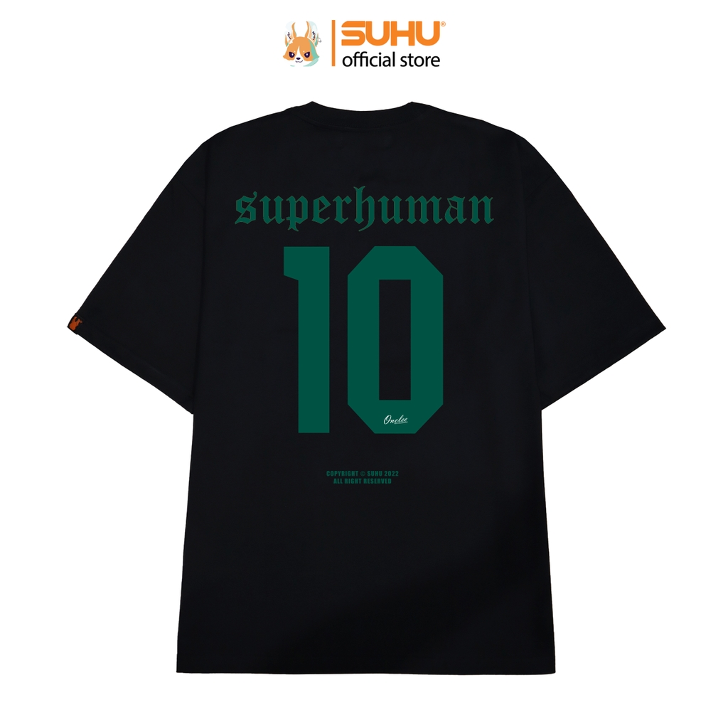 Superhuman Alpine green Number 10 Tee