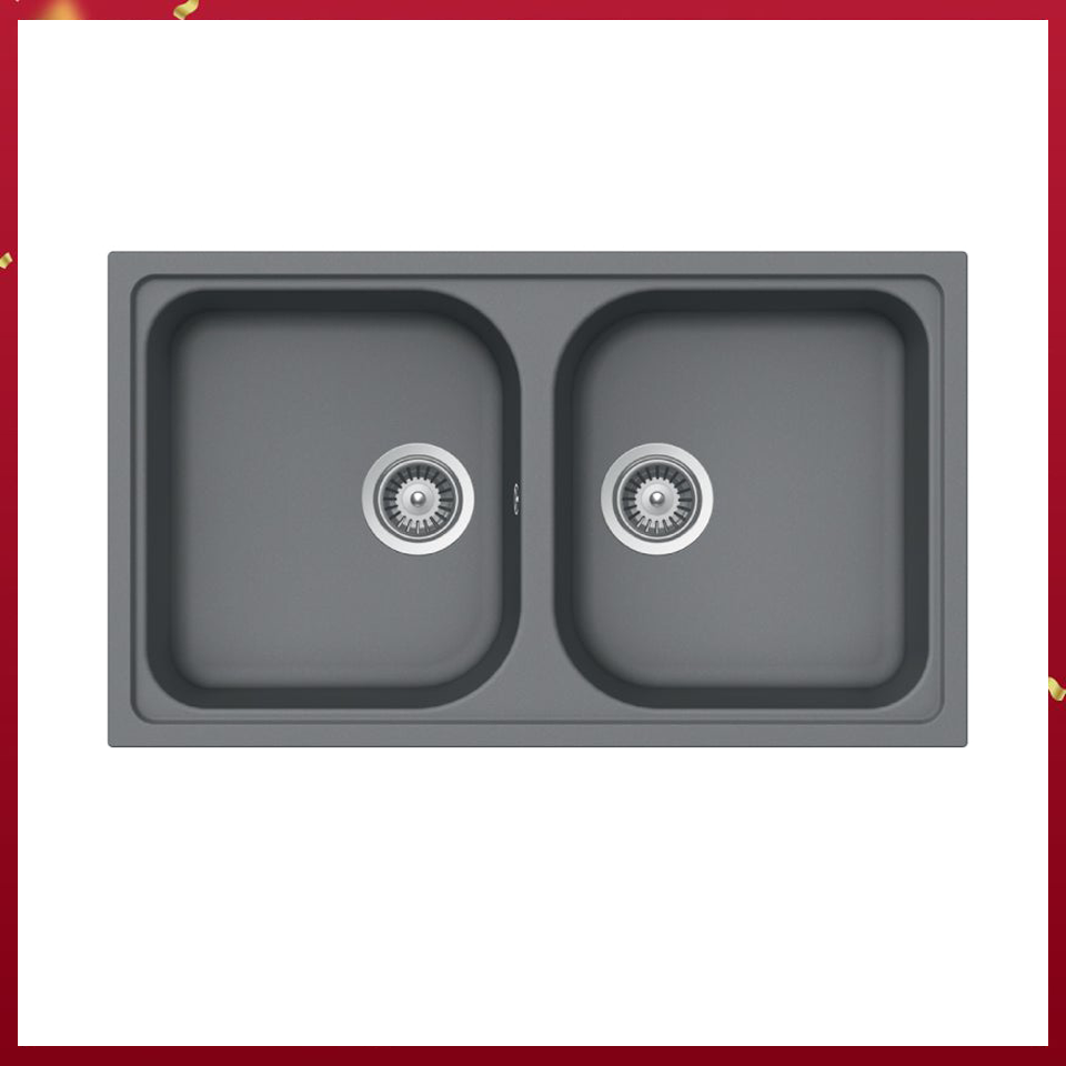 Chậu Rửa Đá Hafele HS19-GEN2R90 xám 570.35.580 chính hãng
