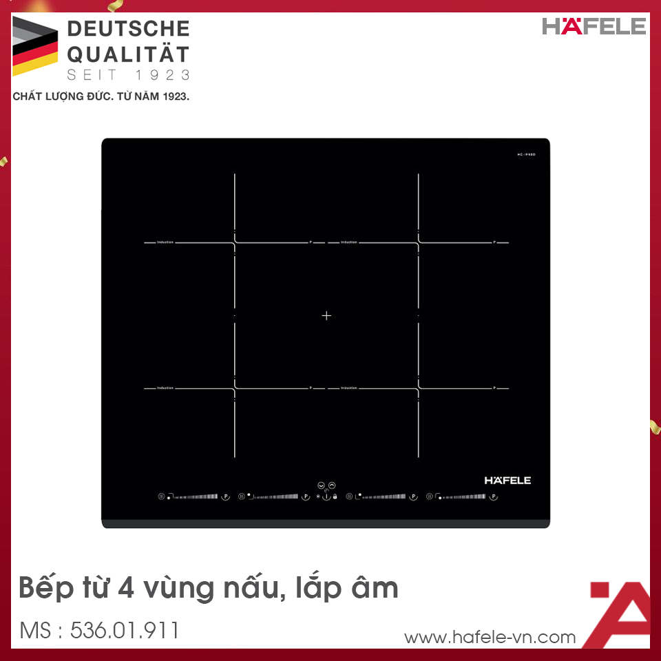 BẾP TỪ ĐA VÙNG NẤU Hafele HC-IF60D 536.01.911 chính hãng