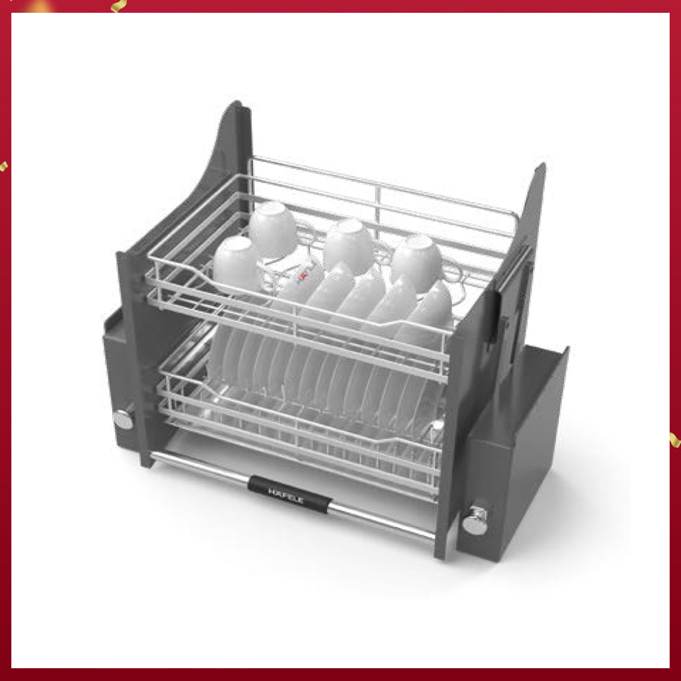 Rổ Chén Di Động Lento KHÔNG ỐNG ĐŨA 700mm Hafele 504.76.010 chính hãng