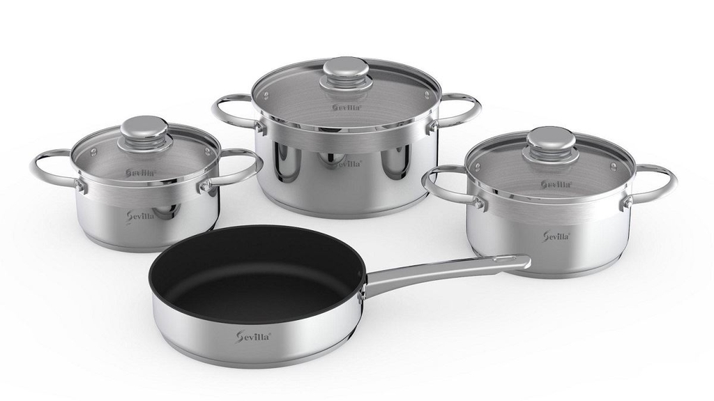 Bộ nồi chảo Sevilla SV-LX04 chính hãng