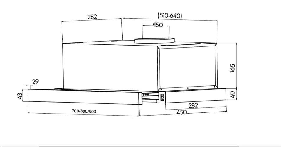 Máy hút mùi âm tủ Canzy CZ EH85GL/ EH88GL / EH89GL