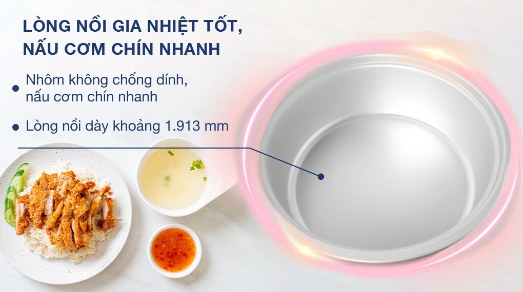 Nồi cơm nắp rời Sharp KSH-D1010V (10 lít)