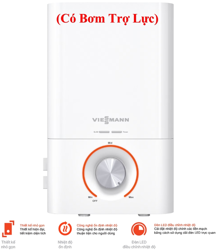 Máy tắm nước nóng trực tiếp Viessmann Vitowell Easy Premium P1 45P-V 4500W