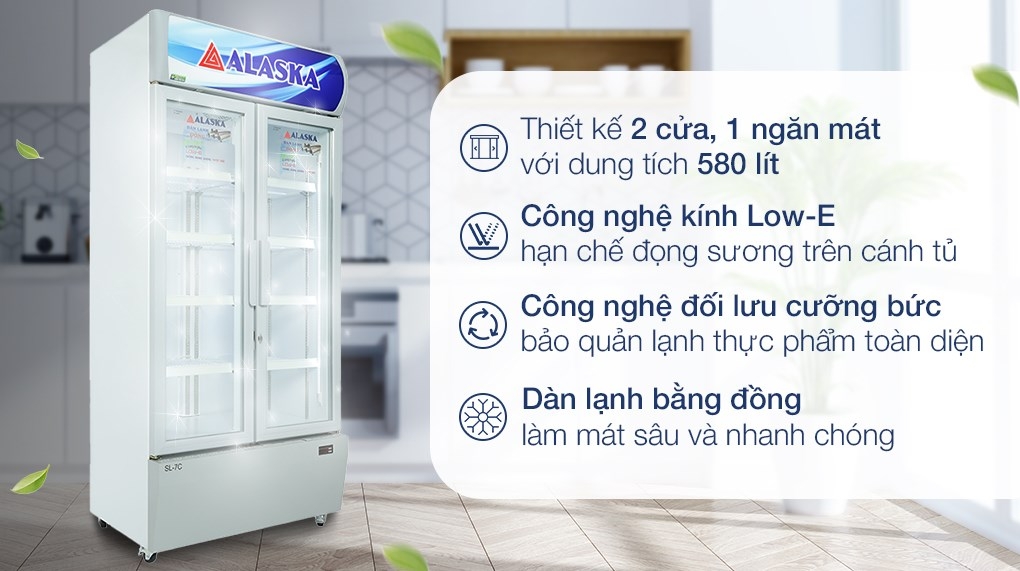 Tủ mát Alaska 700 Lít SL 7C
