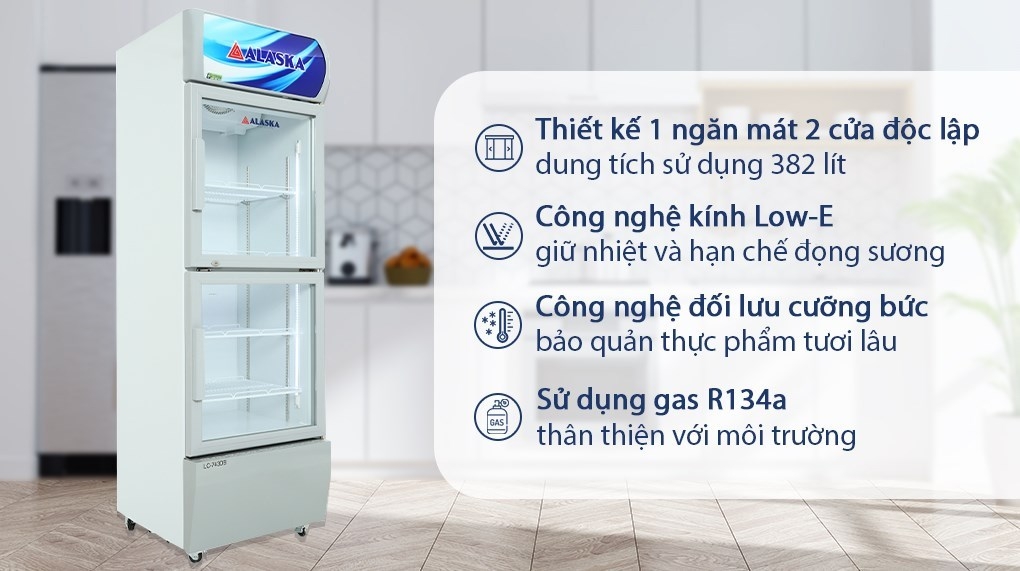 Tủ mát Alaska 382 Lít LC-743DB