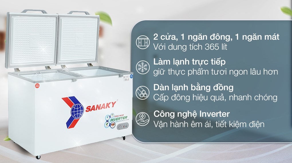 Tủ đông Mát Inverter Sanaky VH-5699W3