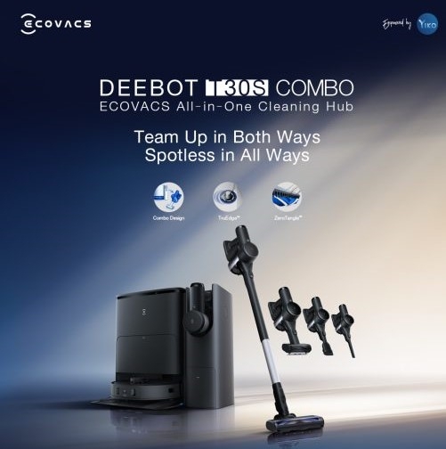 Robot hút bụi lau nhà Ecovacs T30S Combo