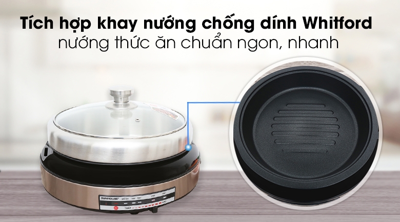 Nồi lẩu điện Sunhouse SHD4526 4 lít
