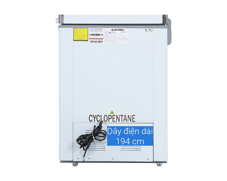 Tủ Đông Mát Alaska Inverter 312 lít BCD 5068CI