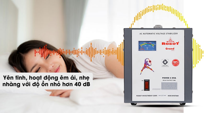 Ổn áp Robot 1 pha 2KVA 140 RENO