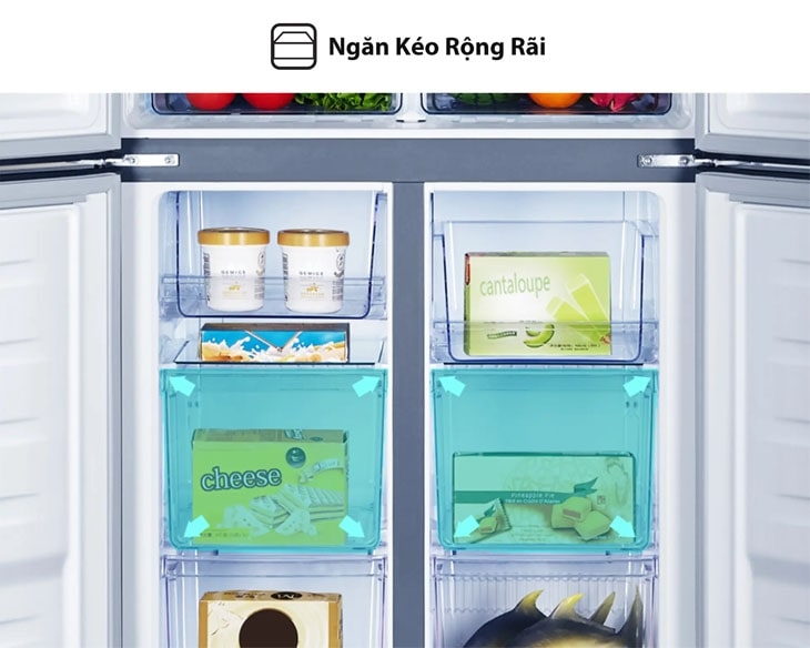 Tủ lạnh Hisense Inverter 427 lít RQ519N4EBU