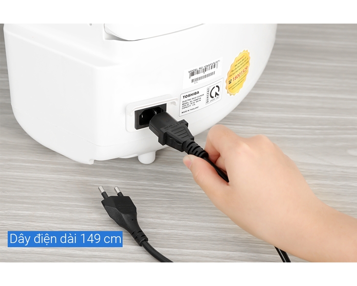 Nồi cơm điện Toshiba 1 lít RC-10NMF(WT)VN