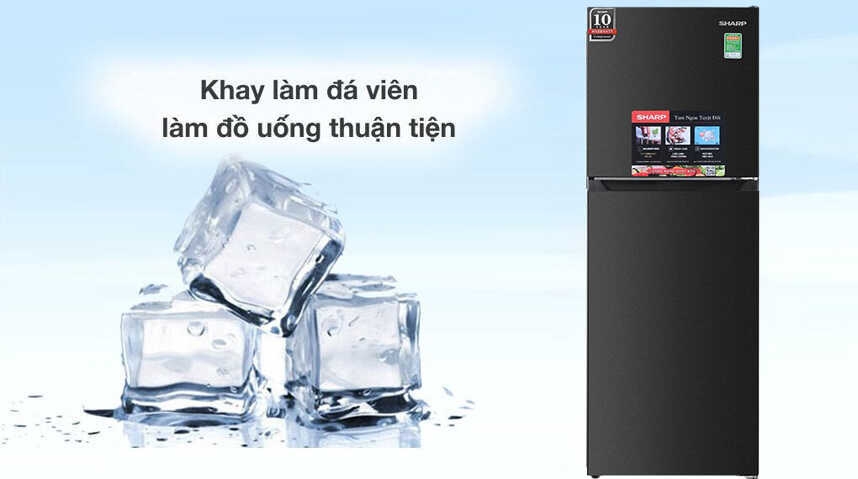 Tủ lạnh Sharp Inverter 247 lít SJ-X270V-DG Mới 2025