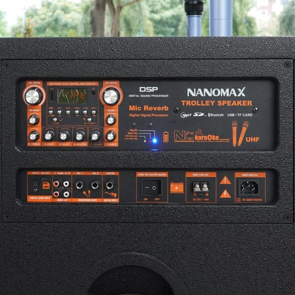 Loa di động Nanomax Pro-215 (Bass Đôi 40cm/ 2200w)
