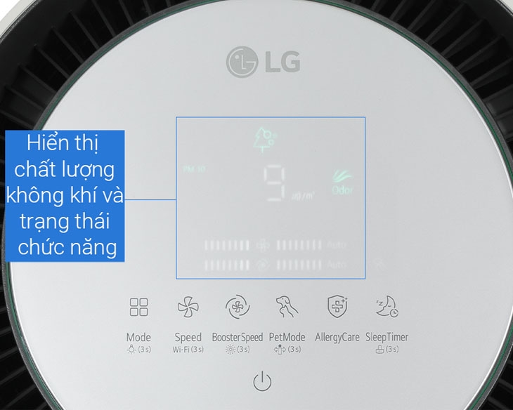 Máy lọc không khí LG PuriCare 360 Alpha Single AS65GDBY0.ABAE 48W