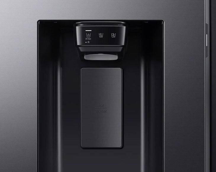 Tủ lạnh Samsung Inverter 615 lít Side By Side AI Home RS90F65D2FSV