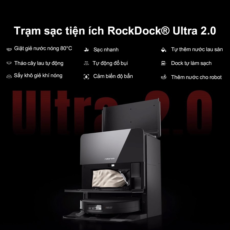 Robot hút bụi lau nhà Roborock Saros 10