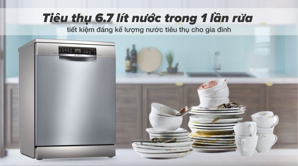 Máy rửa chén độc lập Bosch SMS6ECI93E