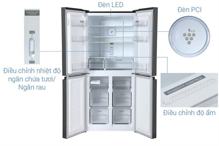 Tủ lạnh Sharp Inverter 466 lít SJ-FXP560V-RG