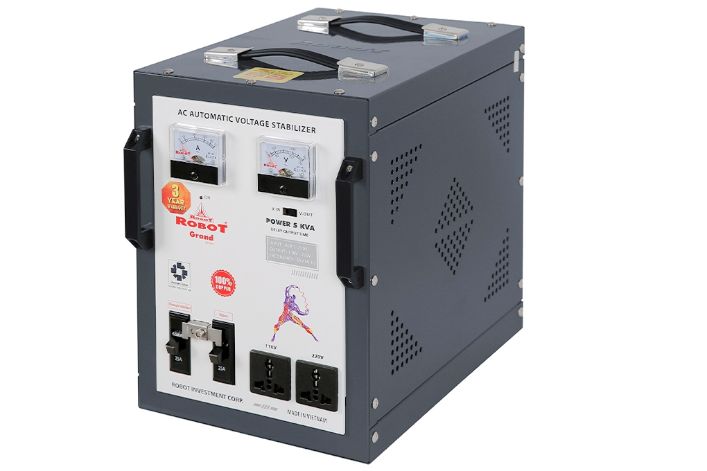 Ổn áp Robot 1 pha 5KVA 90