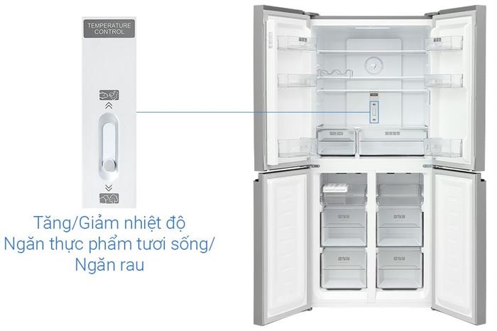 Tủ lạnh Sharp Inverter Multi Door 421 lít SJ-FXP510VG-CH