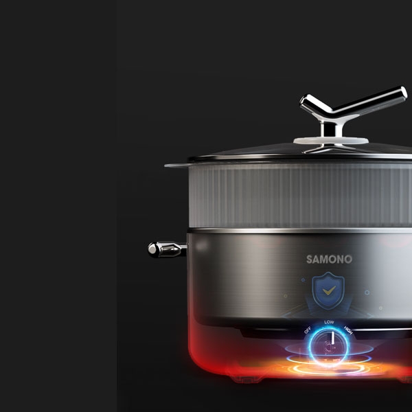 Nồi điện đa năng SAMONO SW-DG02 (Công suất 1350W - 3 lít)