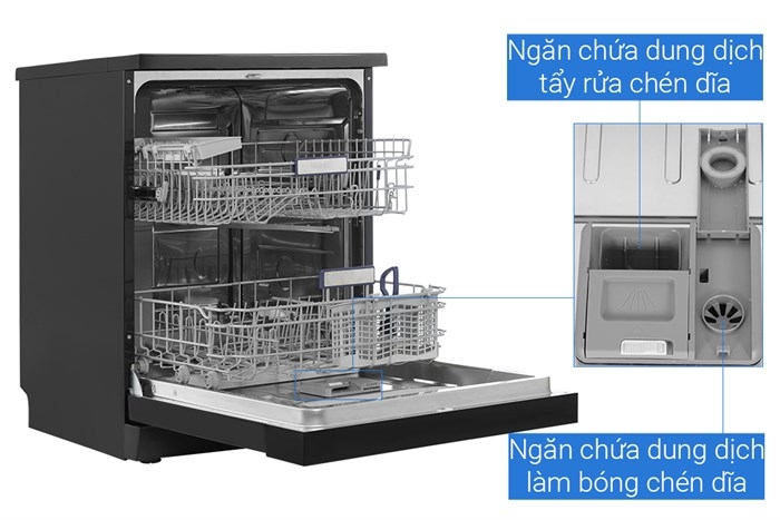 Máy rửa chén độc lập Hafele 14 bộ HDW-F601B