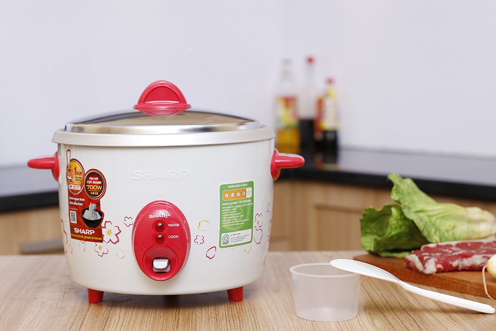 Nồi cơm nắp rời Sharp 1.8 lít KSH-D19V (Màu ngẫu nhiên)