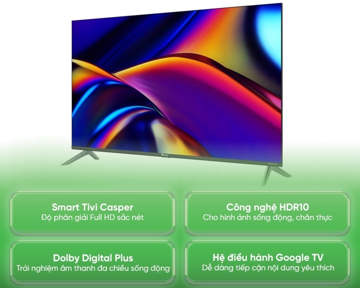 Smart Tivi Casper 43 Inch 43FGK610