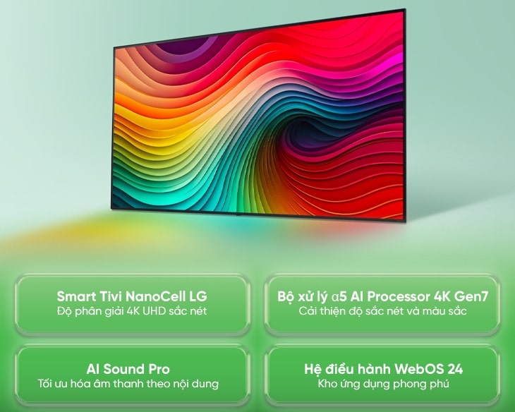 Smart Tivi NanoCell LG 4K 55 Inch 55NANO81TSA