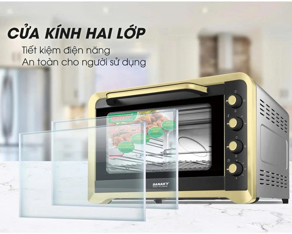 Lò nướng Sanaky 120 lít LN.VH129N2D
