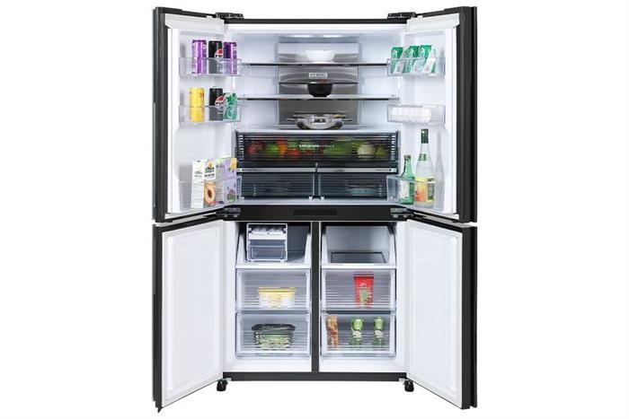 Tủ lạnh Sharp Inverter 525 lít SJ-FX610V-MK