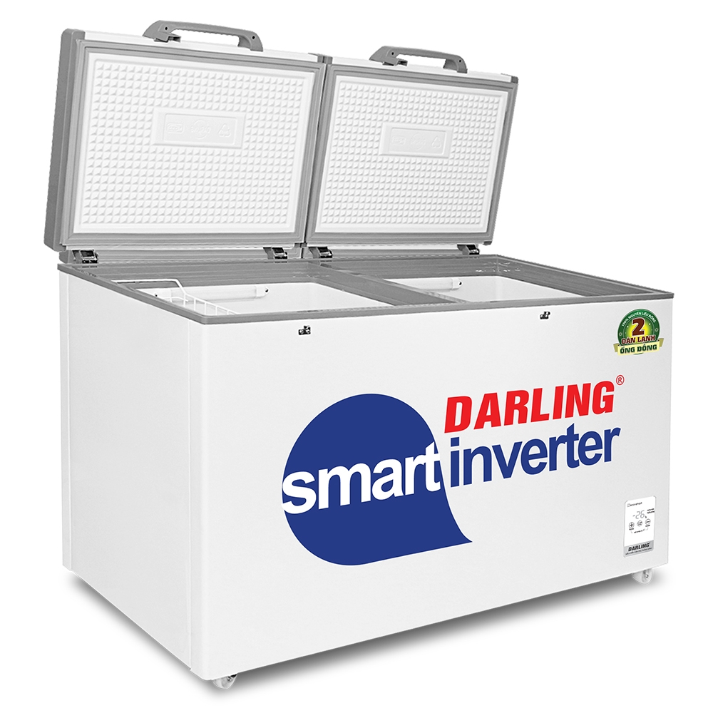 Tủ Đông Mát Darling 2 Ngăn, 2 Dàn Lạnh Inverter 450 lít DMF-4699WSI-4
