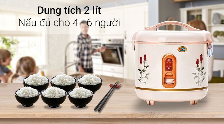 Nồi cơm điện Happycook HC-200 (2 lít)