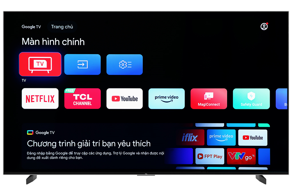 Google Tivi QD-Mini LED TCL 4K 98 inch 98C755