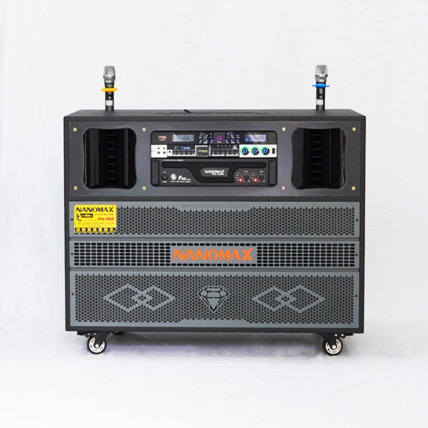 Loa Kéo Điện Nanomax Pro-909 Bass Đôi 40cm 3600w
