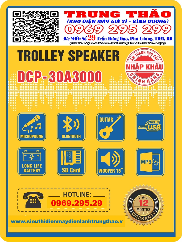 Loa di động Daichipro DCP-30A3000