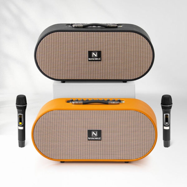 Loa Karaoke Xách Tay Nanomax X-18 Bass Đôi 16cm 350w/max