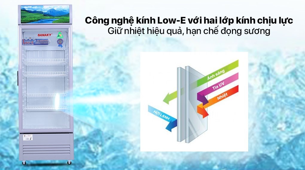 Tủ mát Sanaky 290 lít VH-358KL