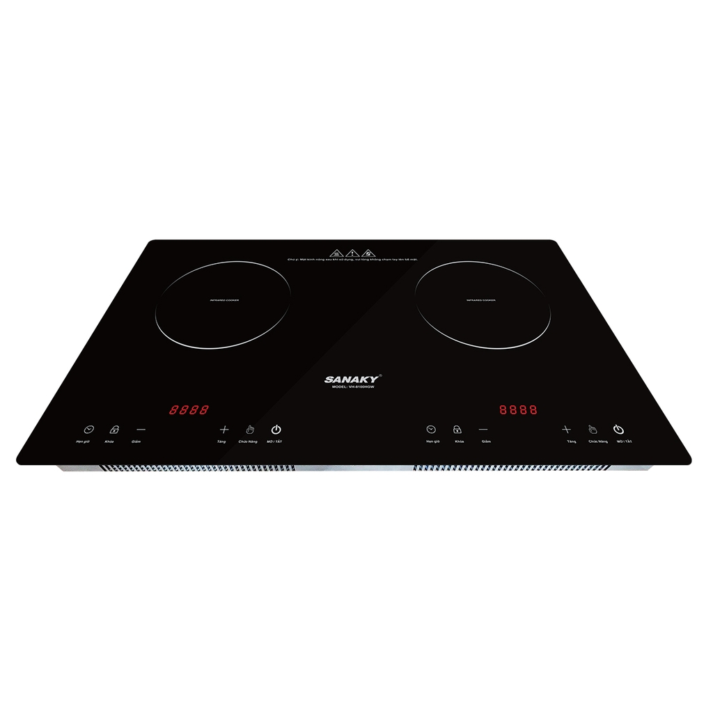 BẾP ĐIỆN HỒNG NGOẠI ĐÔI SANAKY VH-8100HGW