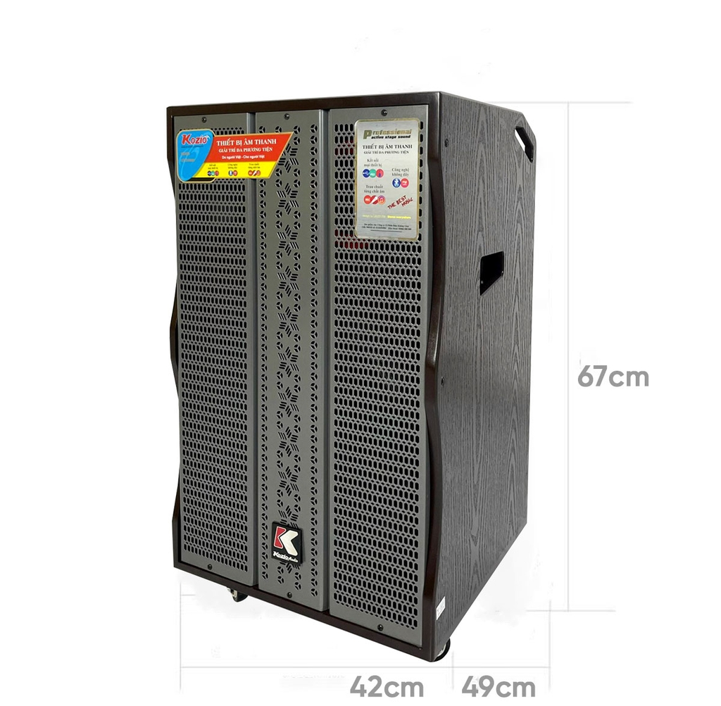 Loa di động 4 tấc đơn KOZIO KH-1510Q