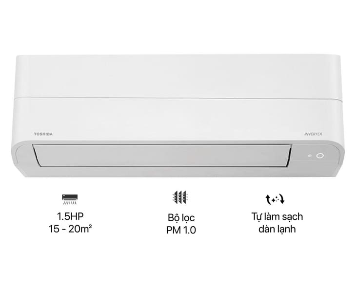 Máy lạnh Toshiba Inverter 1.5 HP RAS-H13P2KCVG-V