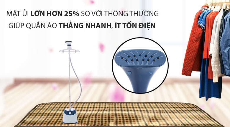 Bàn ủi hơi nước đứng Philips GC518 1600W
