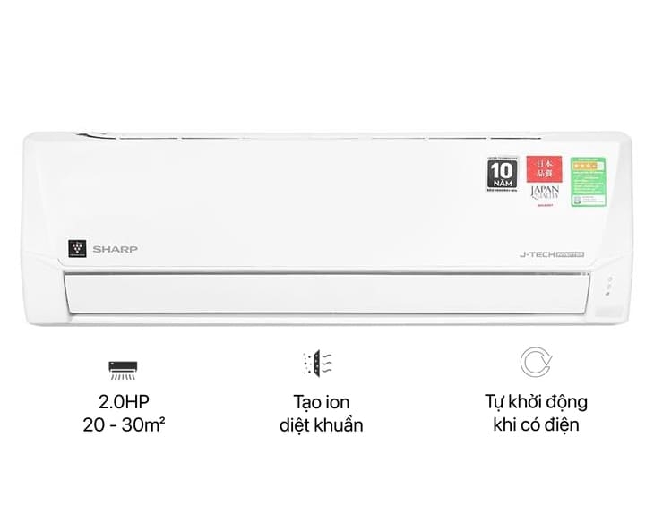 Máy lạnh Sharp Inverter 2 HP AH-XP18DSW