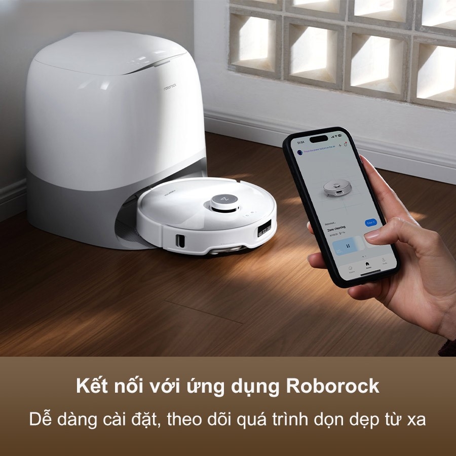 Robot hút bụi lau nhà Roborock Q revo Curv